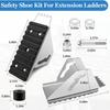 Shoe Kit 26-2 Extension Ladder Parts, Extension Ladder Feet Compatible With D1200 D1300 D1700 D1800 Series Ladders