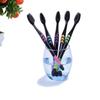 10 Pieces Bamboo Toothbrush Soft Tooth Brush Charcoal Adults Toothbrushes
