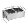 Stainless Steel Seasoning Rack RustResistant with Side Handles Countertop Ingredient