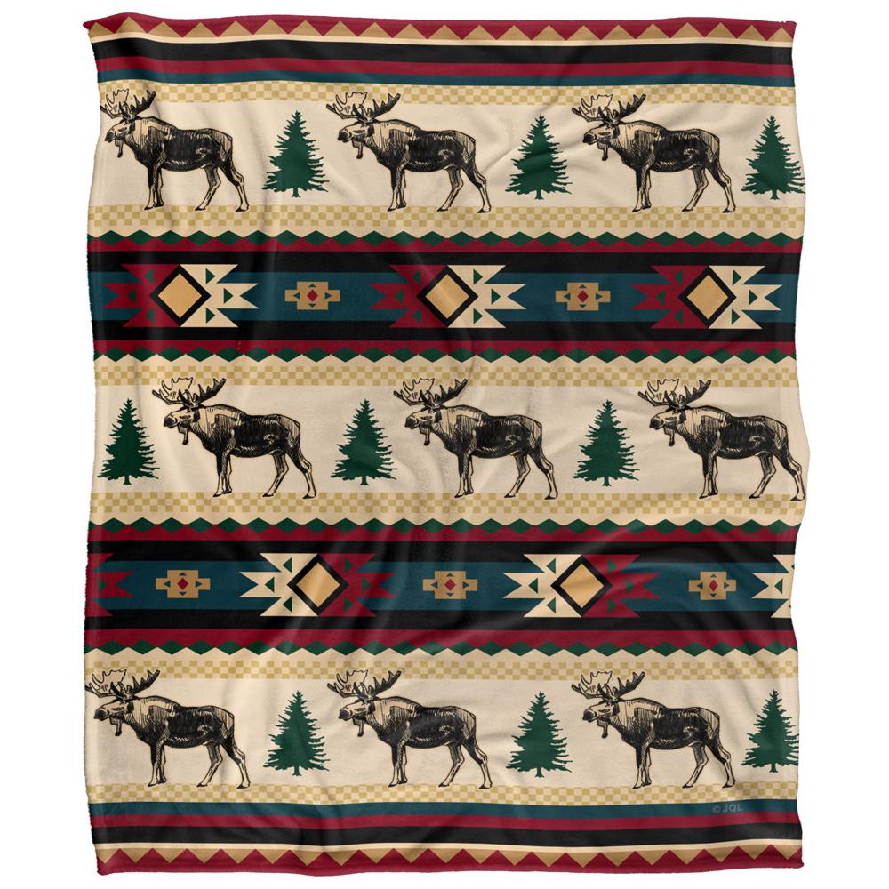 JQ Licensing Silky Moose Supersoft Blanket