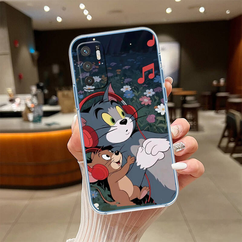 Cute Tom and Jerry Phone Case for Motorola Edge 20 30 S30 40 50 Fusion Lite Plus Pro Ultra Neo One Action Zoom Hyper Power Macro Vision