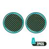 2Pcs Universal Car Decorative Cup Mat LED Luminous Car Dustproof Bottle Pads Car Anti Slip Coaster Auto Interior Accessories