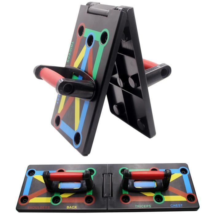 Push Up Board Foldable Multifunctional with Handle Indoor Training Equipment