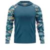 Mens Quick-Dry Long Sleeve Fishing Shirt Outdoor Sports Cycling Hiking Running Fall Winter