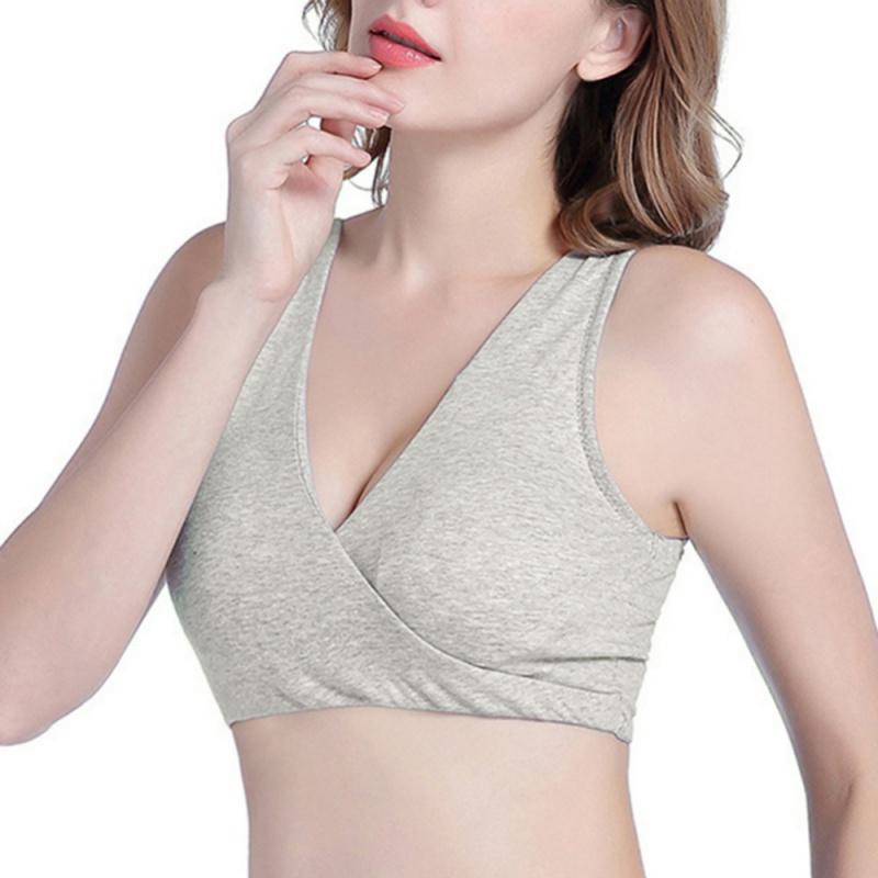 

Жіночий бюстгальтер. Простий хрестоподібний дизайн. Бюстгальтери без сталевих кілець. Зручна нижня білизна для годування L