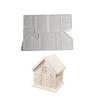 Flexible Sturdy Silicone Epoxy Resin Castes Mold Christmas House Shaped Molds Accessory for Craft and Home Decoration