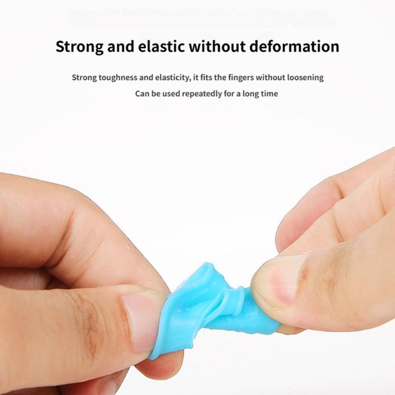 Silicone Finger Guards For Guitar Ukulele Beginners Comfortable Multiple Sizes Protective Training Aid For Painless Practice