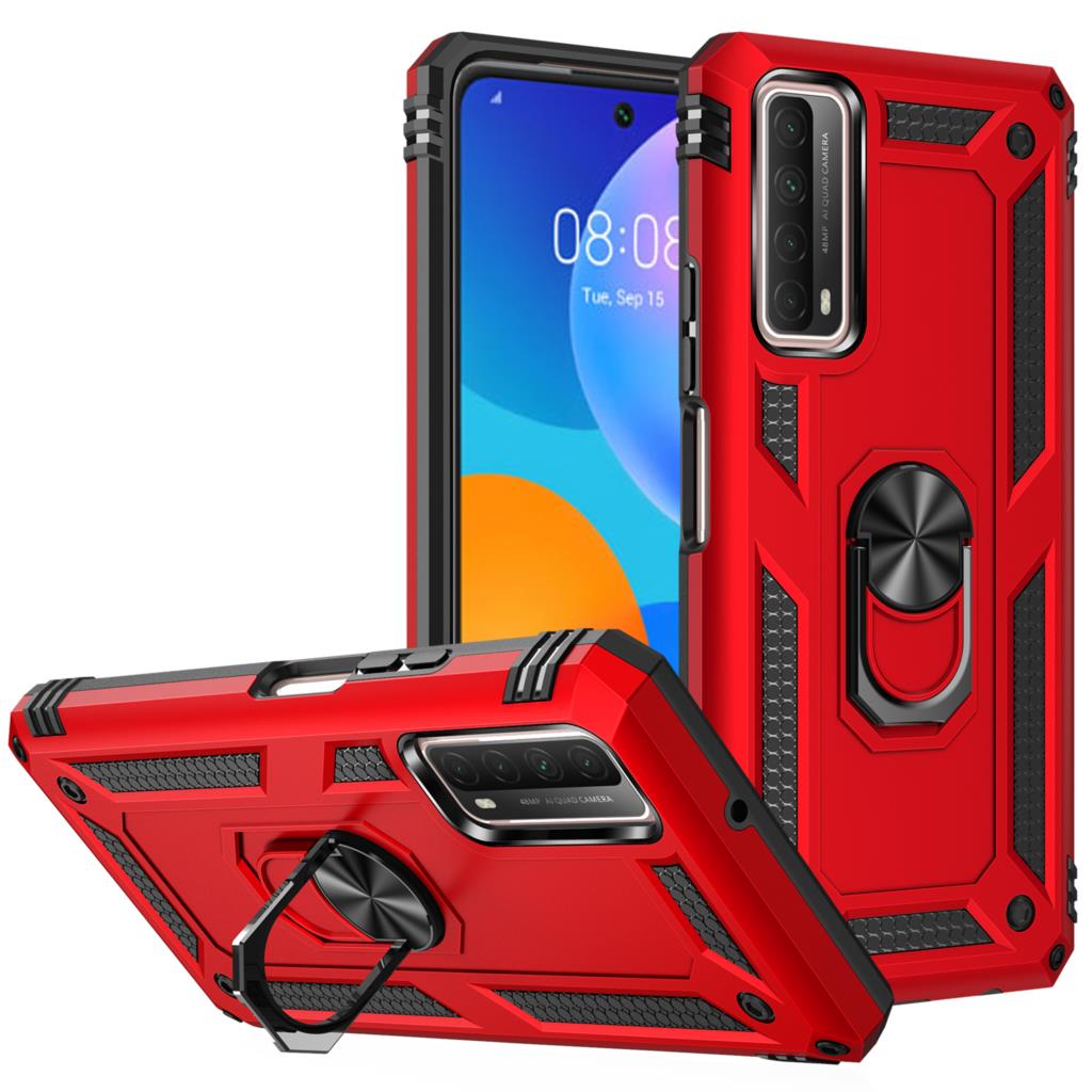Per Huawei Y7a Custodia Cover Armatura Robusta Militare Antiurto Supporto ad Anello Magnetico Custodia Fundas Y 7a