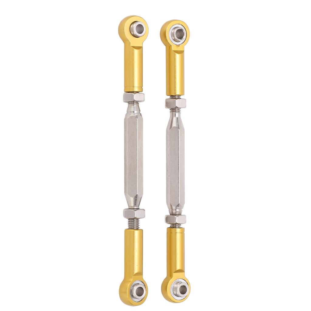 2Pcs Steering Rear Suspension Arm Tie Rod Steering Shaft Tie Rod for JLB 1 10 Racing Truck Or