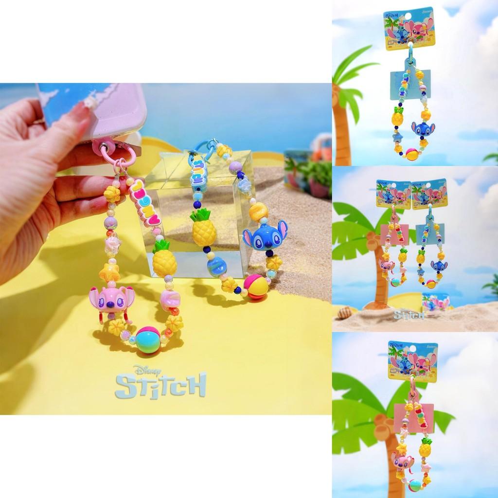 Stitch Summer Beach Pvc Phone Pendant With Cartoon Character For Daily Use
