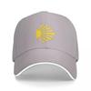 New Camino De Santiago Symbol Large Yellow Scallop Shell Cap Fashion Casual Baseball Cap Adjustable Hat Hip Hop Summer Baseball