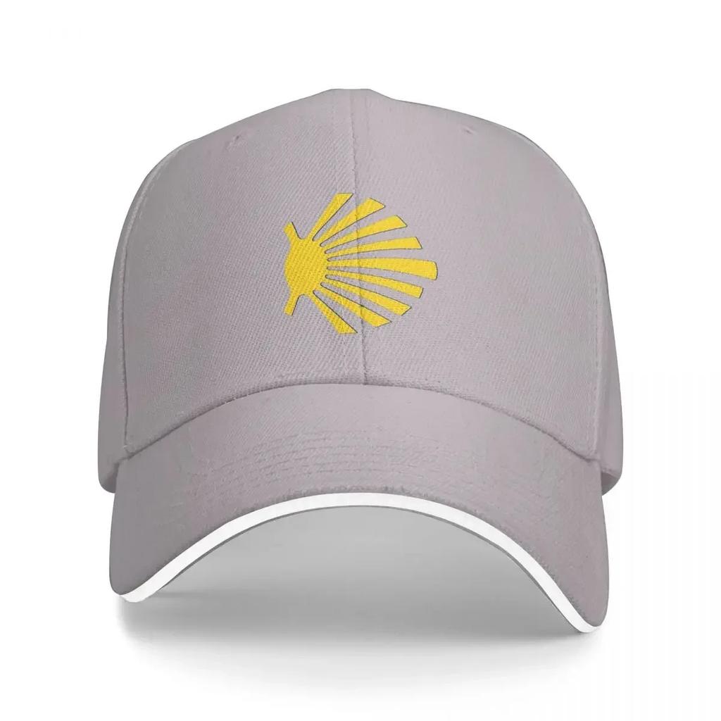 New Camino De Santiago Symbol Large Yellow Scallop Shell Cap Fashion Casual Baseball Cap Adjustable Hat Hip Hop Summer Baseball