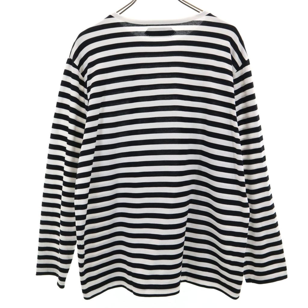 AUBERGE Brilla Per Il Gusto Brilla Per Il Gusto Special Order Made In Japan Border Pattern Long Sleeve T-shirt Men's Used