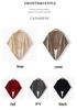 Women's 100% Pure Cashmere Triangle Scarf - Versatile & Casual Solid Color for Autumn/Winter