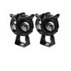 2PCS Dual Color Motorcycle Headlight Owl Design 4 Modes Auxiliary Spotlights Motorbike Scooter Fog Lamp Running Lights
