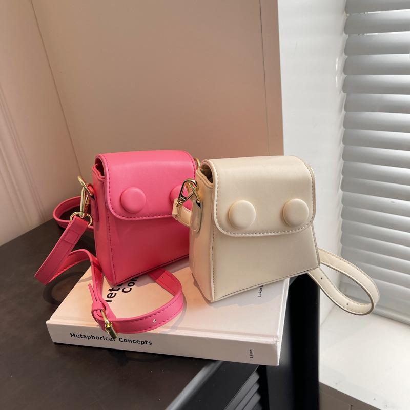 Summer Mini Crossbody Phone Bag  New Women's Personality Single Shoulder Bags Sweet Girls Casual Simple Lipstick Bag