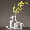 3pcs/set Nordic  modern vase decoration creative living room study  cabinet ceramic  flower teapot  WY60321