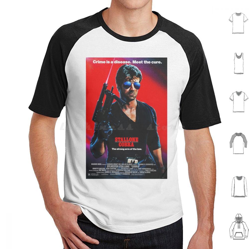 Poster T-Shirt Männer Frauen Kinder 6XL Action Boxen Cops Polizei Sylvester 90er 80er Filme Filme Vibes Cool Japanisch