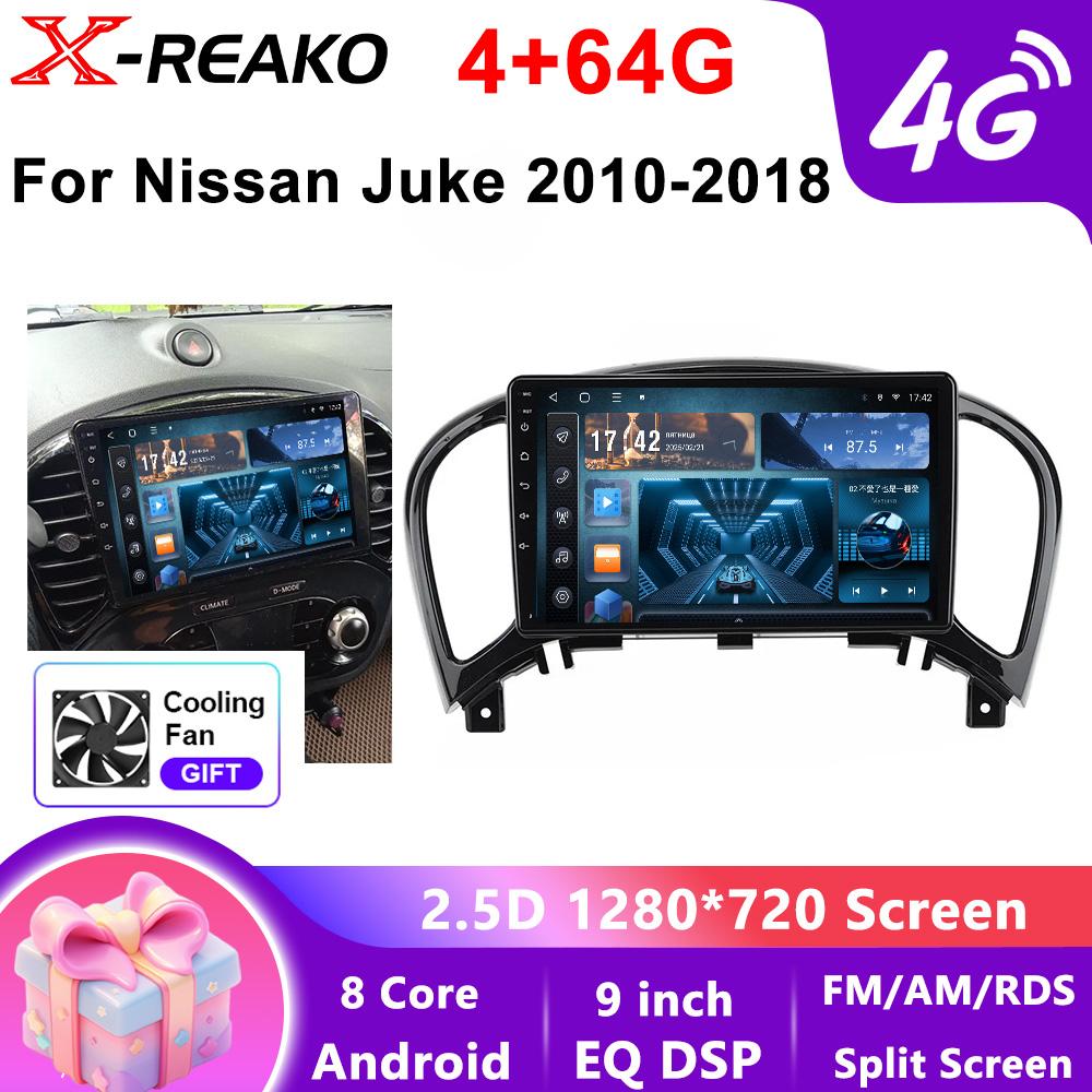 2 Din Android 12 Car Radio For Nissan Juke YF15 2010-2014  Multimedia Video Player Navigation GPS 4G Carplay Auto Stereo RDS IPS