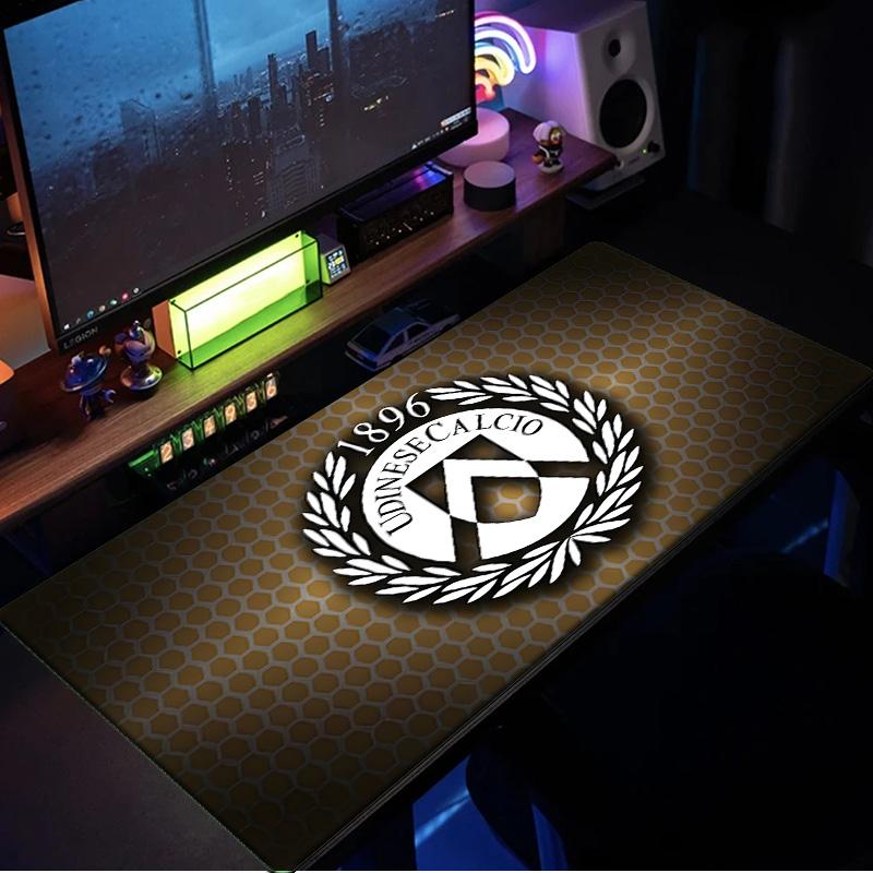 Udinese-Calcio Crest Design Mouse Pad, Rubber Base, Mouse Pad for Gamers and Office Use, Gaming Desk , Easy To Clean Mat Christmas Fan Gifts