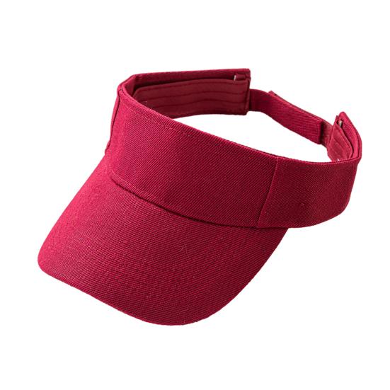 Summer Sun Hat, Adjustable Rear Elastic Band Outdoor Sports Hat, Hollow-Top Curved Brim Hat for Running Hiking