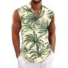 Men Tank Tops Sleeveless Shirts for Men Button Down Print Casual Men’s Tank Tops Men’s Tank Shirts Summer Beachwear