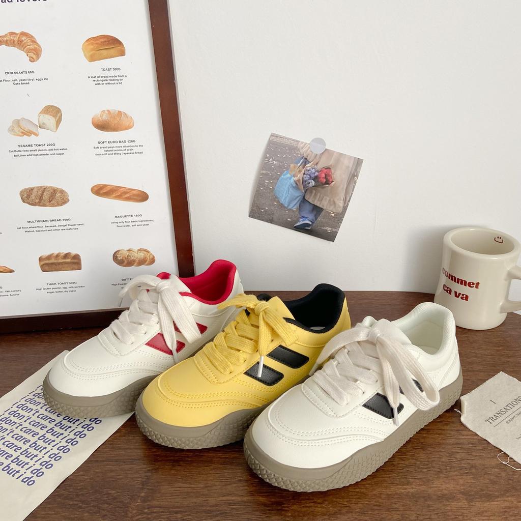 American board shoes niche round head spring new women's shoes versatile student leisure sports white shoes