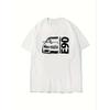 BMW Men's 2026 Summer Hot New Fashion Mens Inspired E90 E92 V8 Racing Car T Shirt White Black