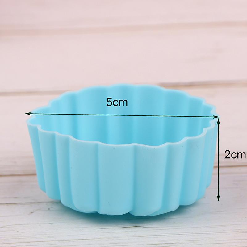 6ks 5cm slunečnicová forma na pudink Forma na muffiny, silikonové formy Příslušenství
