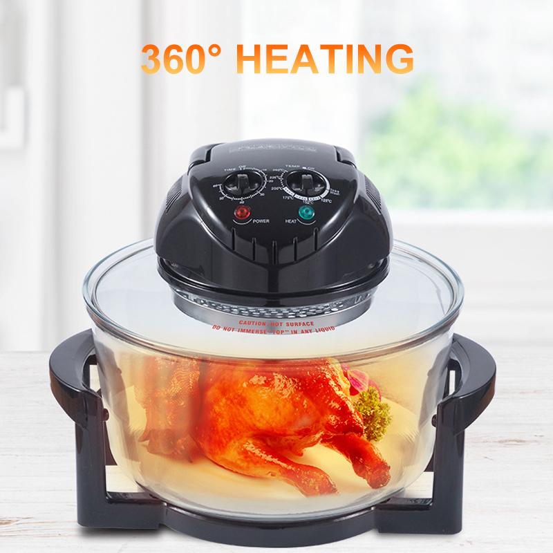 7L Multifunction Electric Frier Air Fryer 1110V / 220V Oven Roaster Chicken Oil-free Fryer Health Fryer Pizza Cooker Airfryer Accessories