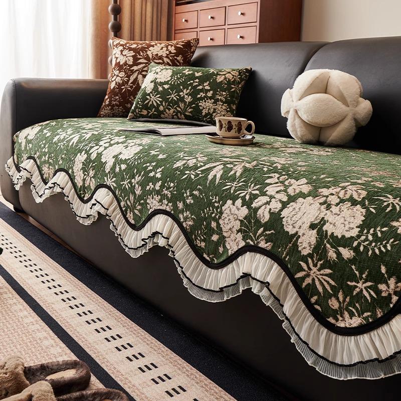 

Высококачественный чехол для дивана ретро американский чехол для подушки дивана всесезонный нескользящий чехол для подушки премиум чехол для подушки сиденья шенилл 90*160cm