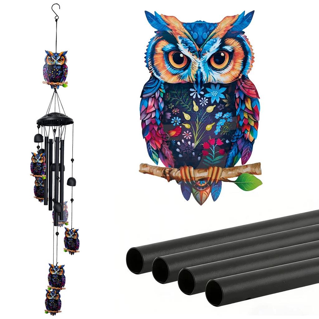 Outdoor Hanging Ornament Half Handicraft Metal Hanging Decoration Animal Wind Chimes Three Dimensional For Home Decoration