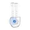 Durable Plastic Adjustable Mounting Bracket For Toilet Cleaning Tablets Prevents Slipping And Uneven Dissolving