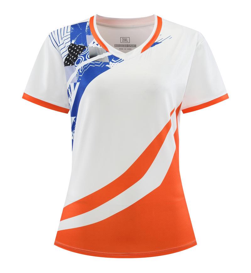 Men's & Women's Sports Badminton & Volleyball Training Set - Breathable Short Sleeve Team Uniform