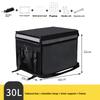 Schwarze Wasserdichte Lebensmittel-Liefer-Isolierbox Kleine Mittlere Große 30 45 62L Größen Lokale Lieferung Kühltasche Picknick BBQ Zubehör