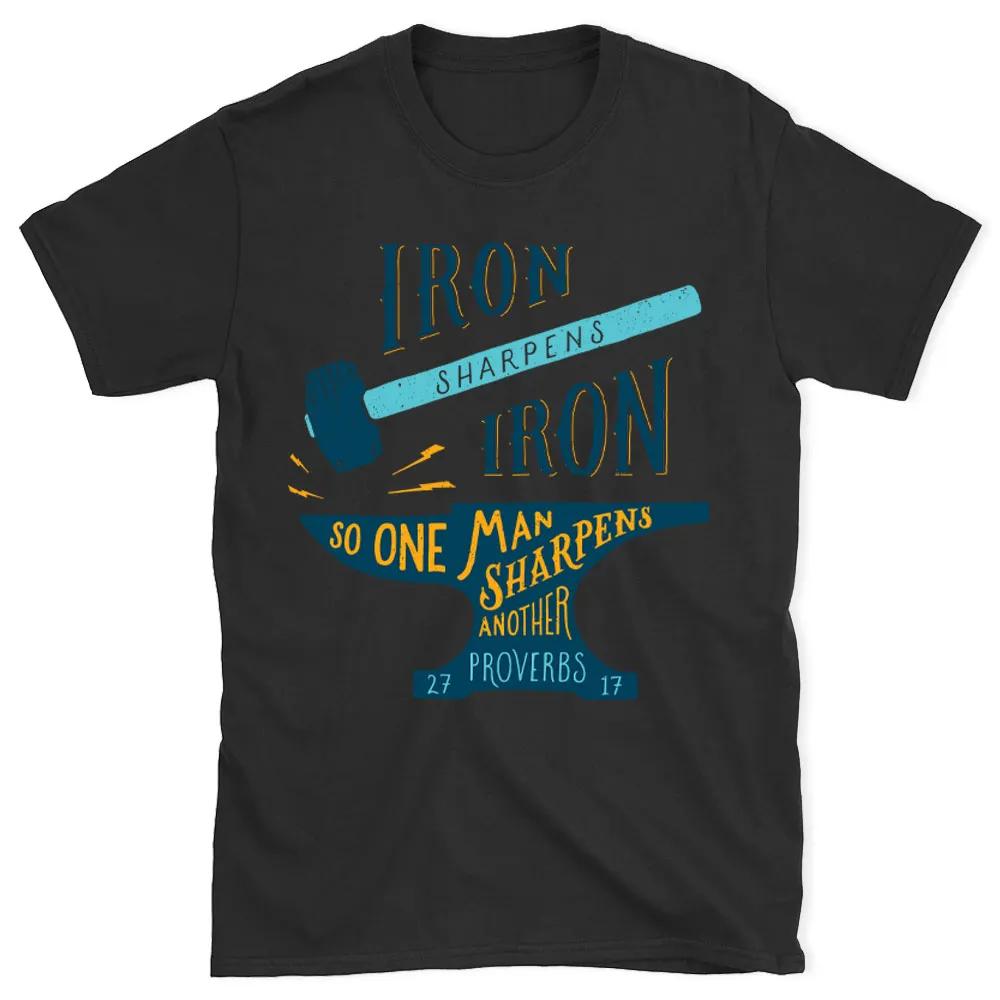 Sharpen Iron Christian TShirt Mens and Womens Short Sleeve Cotton Tees Y2k Shirt Men Clothing Summer Blouse Oversize Tops
