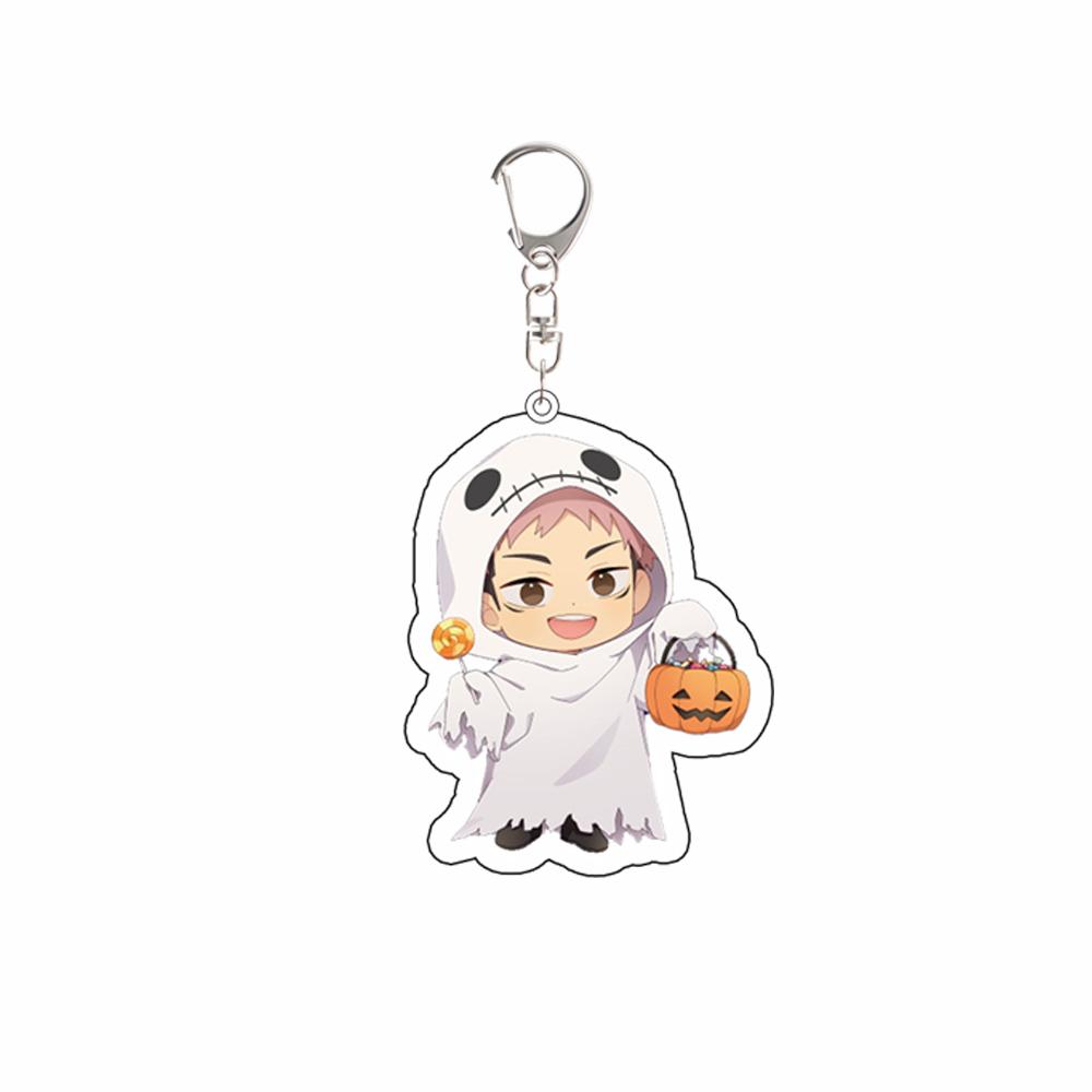 For Jujutsu Kaisen Itadori Yuji Fushiguro Megumi Kugisaki Nobara Gojo Satoru Nanami Kento Acrylic Lovely Keychain Backpack Pendant