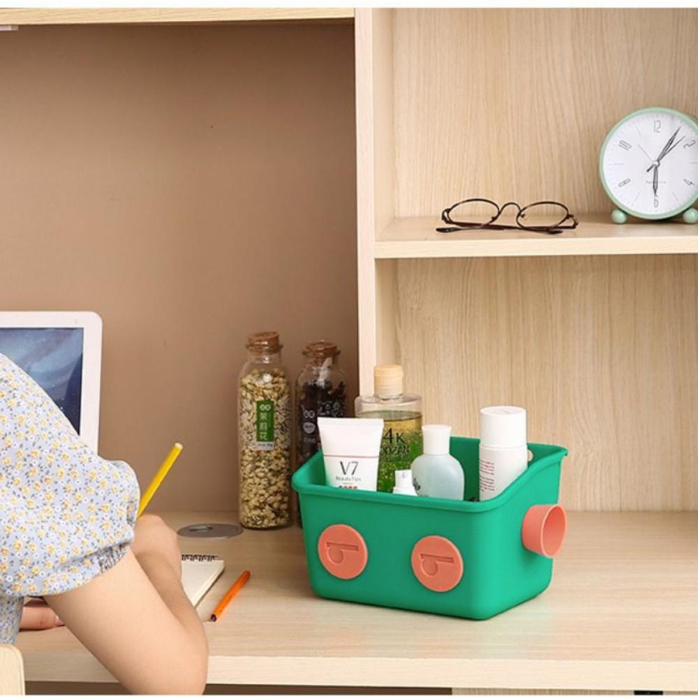 Wall-mounted Bathroom Storage Rack Traceless Snack Storage Basket Bathroom Hanging Basket  Home Use