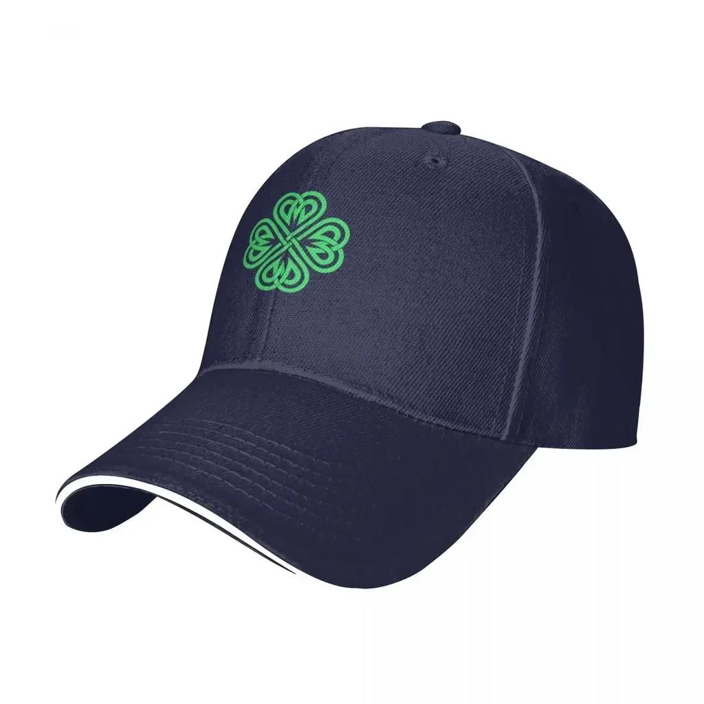 Knot Shamrock Heart St Patricks Day Irish  Knot Gear Baseball Cap Snapback Cap Winter Hat Golf Women Mens