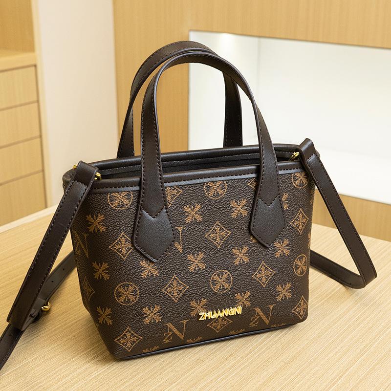 

Летняя Новая Модная Сумка для Женщин в Стиле Хай-Энд Сумка-Ведро через Плечо Нишевый Дизайн для Женщин