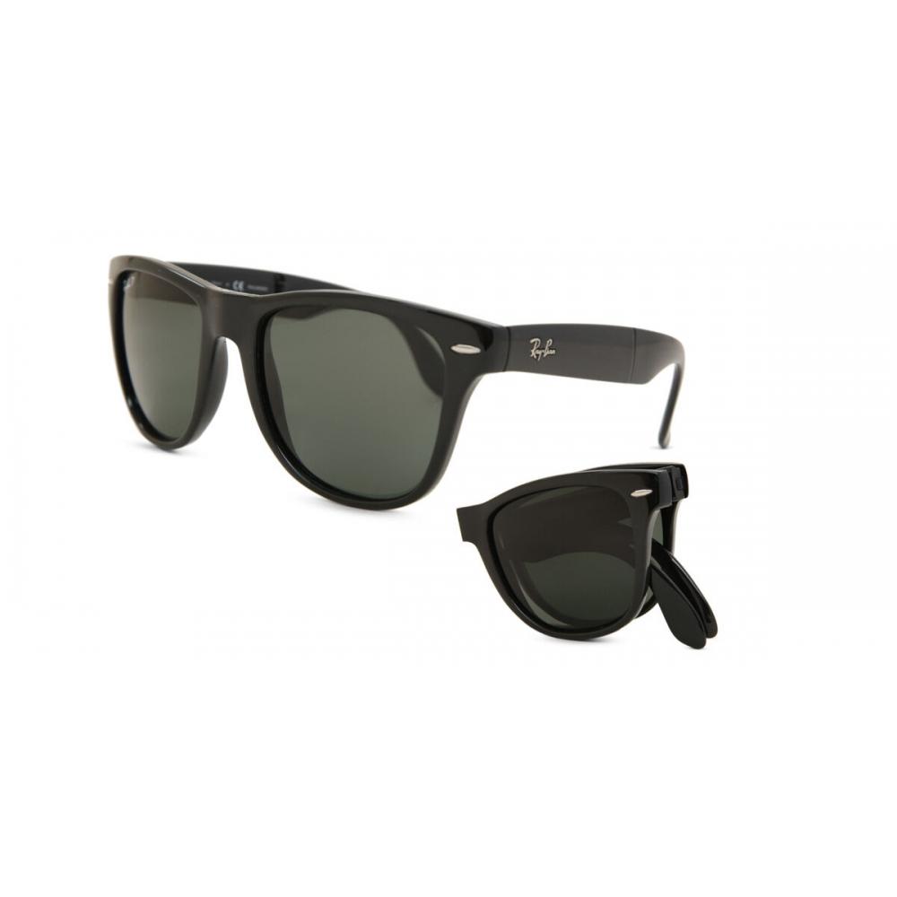 

Ray Ban Rb4105 Wayfarer Folding Polarized 601 58 Men Sunglasses Black/50-22-140