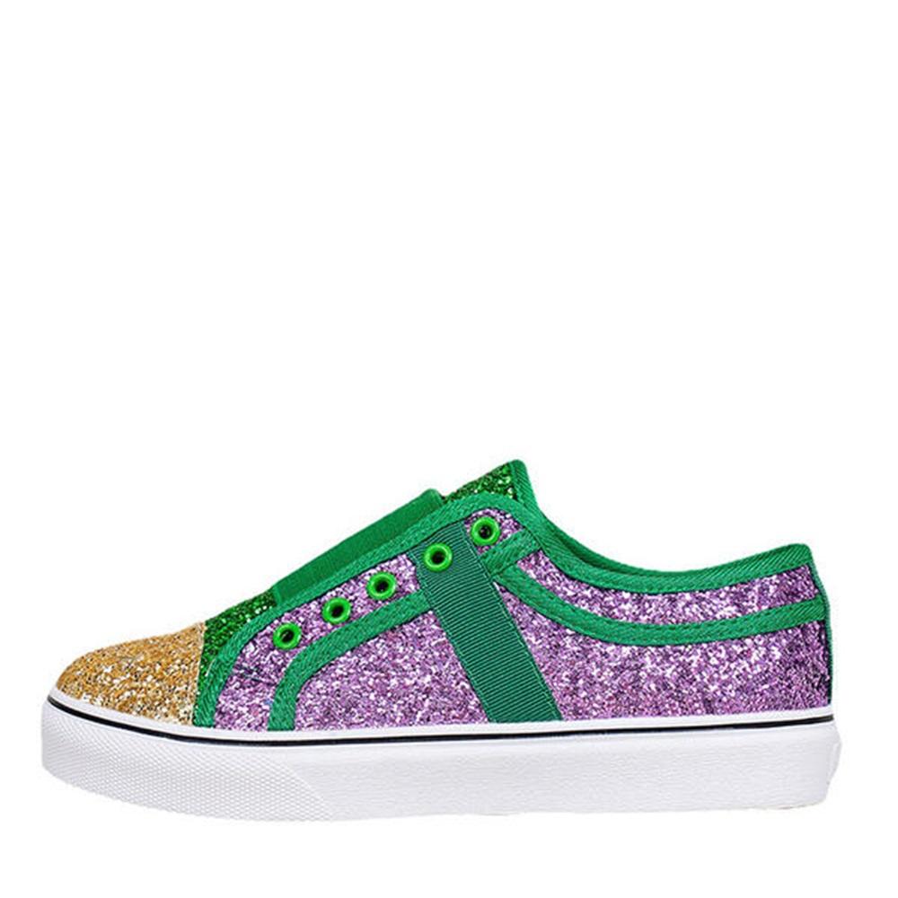 

Модные женские кроссовки 2025 Женские сверкающие блестящие балетки Весенние стильные женские слипоны с низким верхом Удобные повседневные холщовые женские спортивные туфли 42 фиолетовый