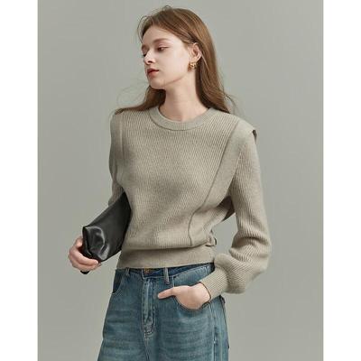 Demana Women's Drop-Shoulder Long-Sleeve Knit Sweater