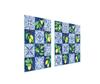 GLASPLATTE und SCHNEIDEBRETT 100x52 MOSAIK