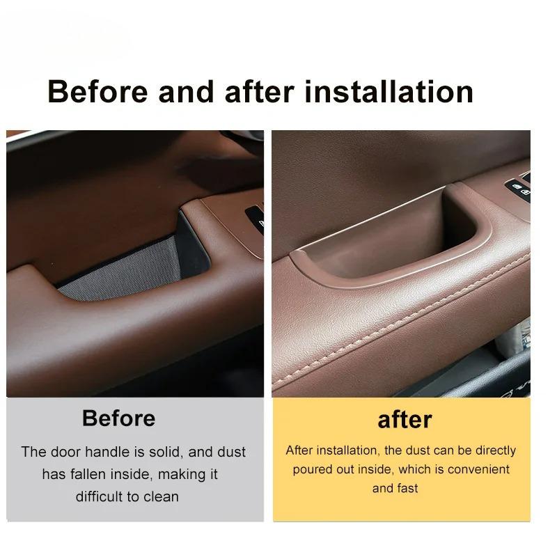 For Volvo S90/V90 2017-2026 XC90 XC60 door storage box interior supplies door handles armrest box miscellaneous storage box