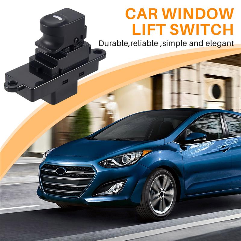 Car Right Rear Door Side Window Lift Electric Power Control Switch Button For Hyundai I30 I30cw I30 2008-2011 935802L010 чёрный