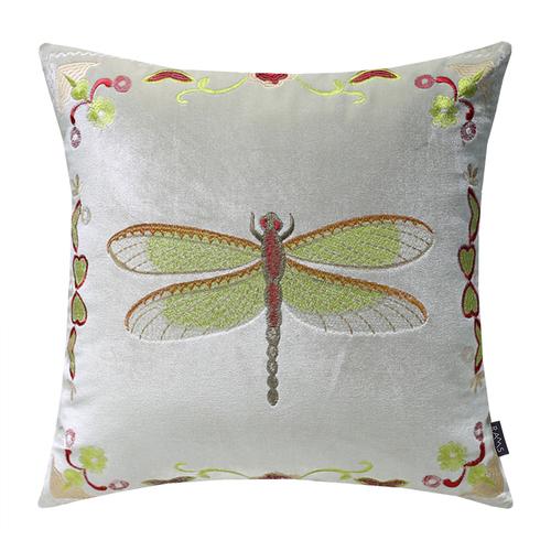 European Cushion Cover Animal Bee Embroidery Pillowcases Exquisite Cojines Decorativos Para Sofa Decorative Pillows Cushions