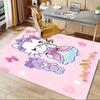 Office Rug Hello Kitty, Princess Anti-Slip Rug, Machine Washable for Living Room, Bedroom, Office, Multiple Sizes, Bedroom Mat, Decorative Mat, Durabl