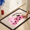Cartoon Bathroom Water Absorption Oil Absorption Anti-slip Mat Household Toilet Quick-drying Foot Pad Bathroom Door Diatom Mud Mat