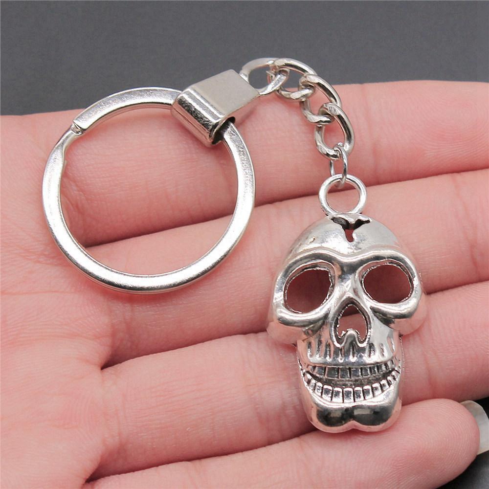 30mm Keychains Bat Cross Skull Vintage Jewelry Supplies QY006